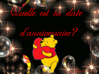 Quelle est ta date d'annif???